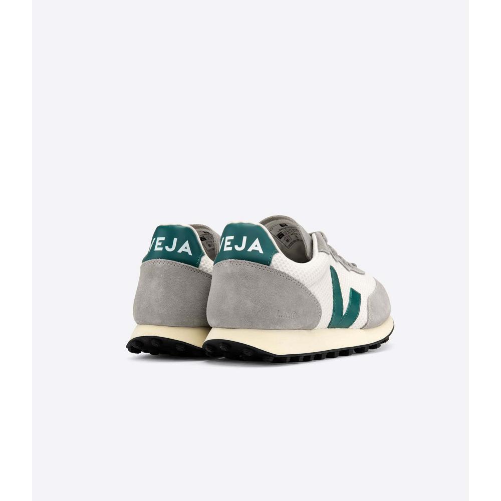 Veja RIO BRANCO HEXAMESH Bezecke Topanky Damske Grey/Green | SK 429MQZ